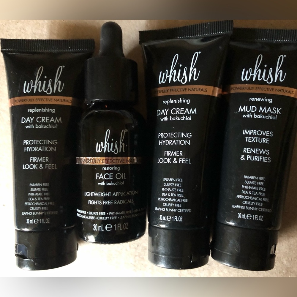 ALL BN 2 Whish Day Cream, Whish Mud Mask, & Restoring Face Oil with Bakuchiol
